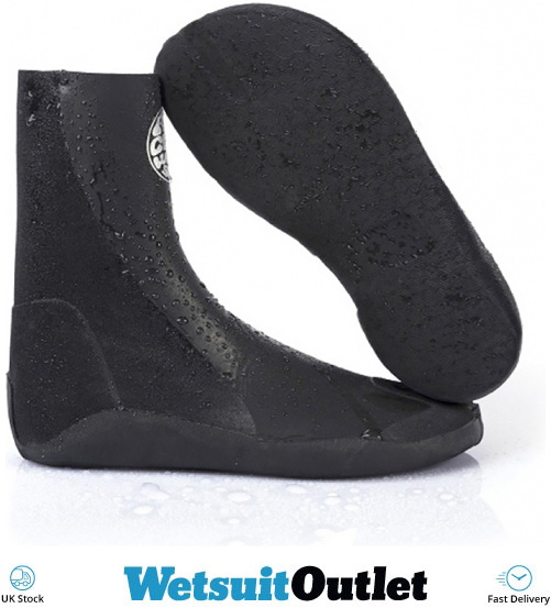 2019 Rip Curl Rubber Soul Plus 5mm botas de punta dividida Negro WBO7NF 2019 Rip Curl Rubber Soul Plus 5mm botas de punta dividida Negro WBO7NF